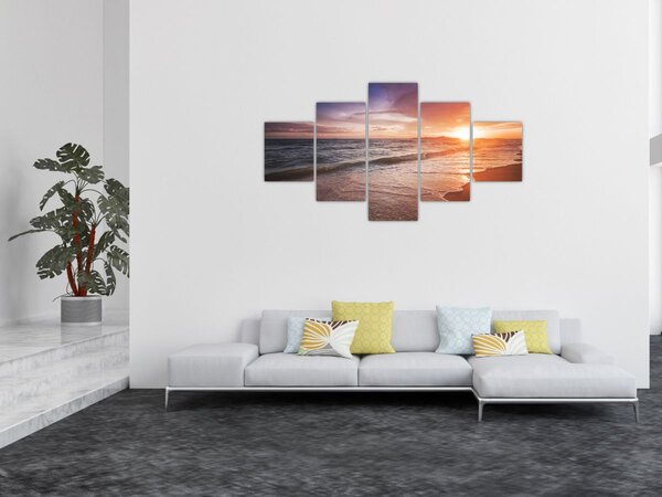 Obraz - Západ slunce v Thajsku (125x70 cm)