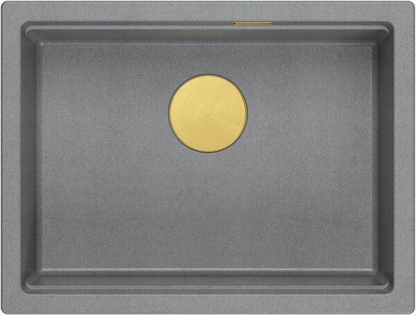 Quadron Logan dřez graniteq 56x45 cm šedá/grafitová/onyx HQJ6045U5_PVDG1_U