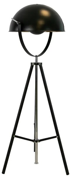 Angel Cerdá Černá kovová stojací lampa No. 8105, 149/171 cm