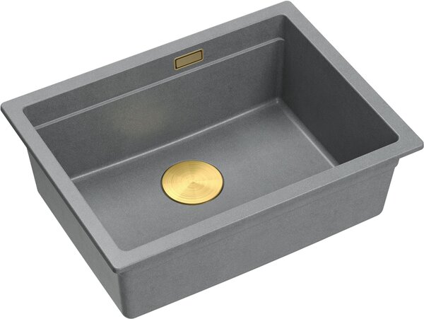 Quadron Logan dřez graniteq 56x45 cm šedá/grafitová/onyx HQJ6045U5_PVDG1_U