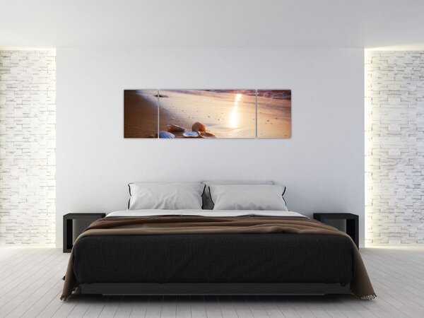Obraz - Mušle (170x50 cm)