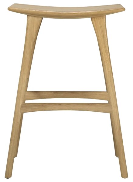 Ethnicraft Dubová barová židle Osso 79 cm