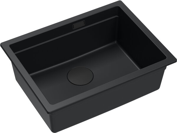 Quadron Logan dřez graniteq 56x45 cm černá HQJ6045U7_BLM_U