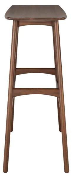 Ethnicraft Hnědá dřevěná barová židle Osso 79 cm