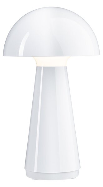 Paulmann 76995 Onzo, bílá lampička na baterii, 2,6W LED 2700K dotykové ovládání, výška 28cm, IP44