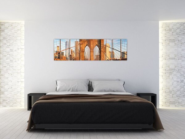 Obraz - Brooklynský most (170x50 cm)