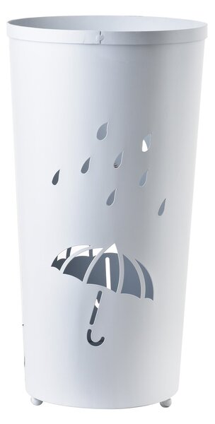Kovový stojan na deštníky Cedric White Rain, 45,5x24 cm