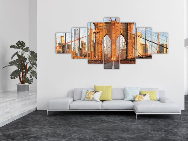 Obraz - Brooklynský most (210x100 cm)