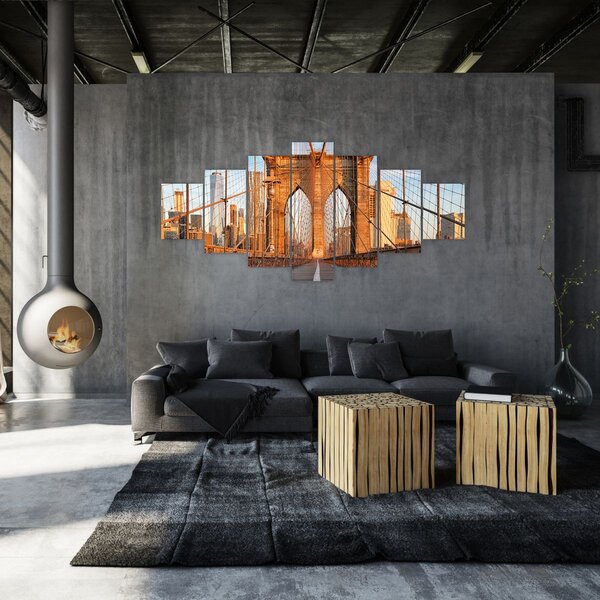 Obraz - Brooklynský most (210x100 cm)