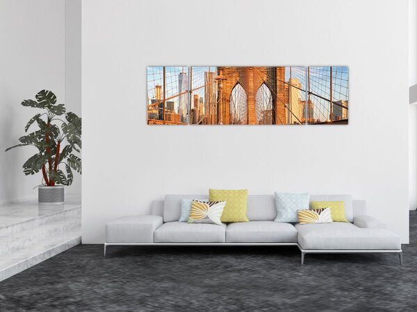 Obraz - Brooklynský most (170x50 cm)