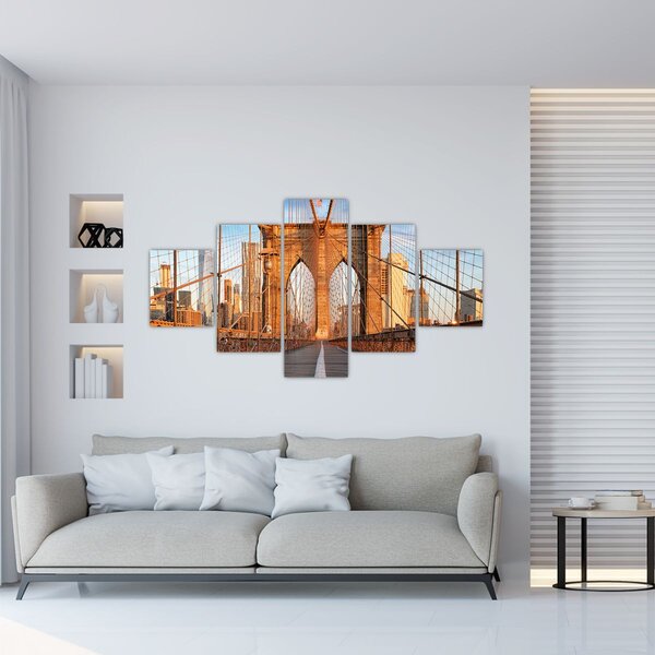 Obraz - Brooklynský most (125x70 cm)