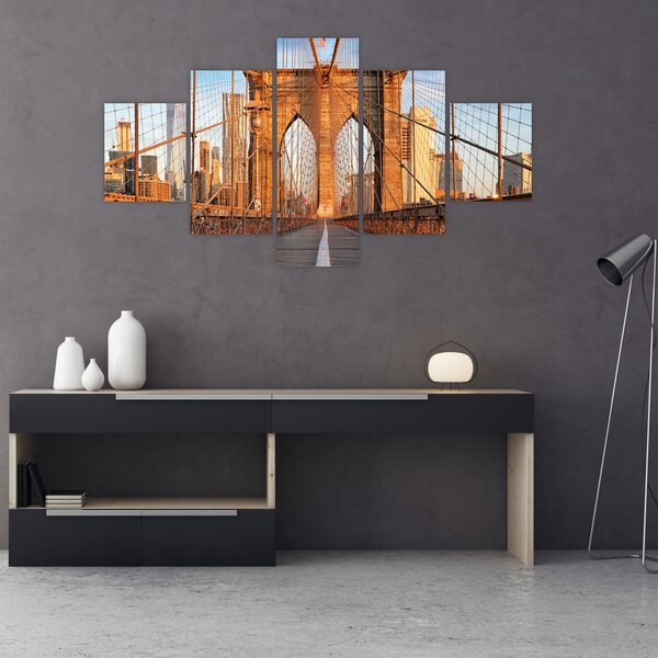 Obraz - Brooklynský most (125x70 cm)