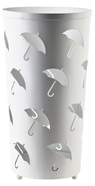 Kovový stojan na deštníky Cedric White Umbrellas, 45,5x24 cm