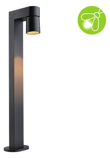 Paulmann 94823 Kimu, antracitové venkovní sloupkové svítidlo, nastavitelné 1x7,88W LED 2200K, výška 82,2cm, IP44