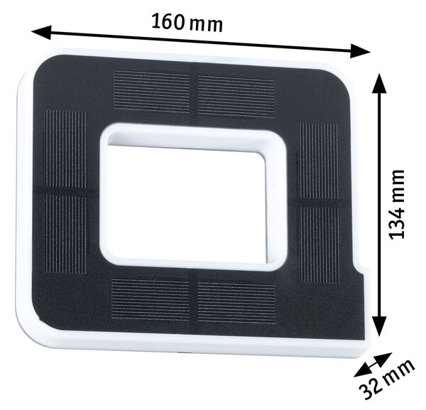 Paulmann 94650 solární domovní číslo, písmeno A s vyměnitelnou baterií LED 0,2W 3000K, výška 13,4cm, IP44
