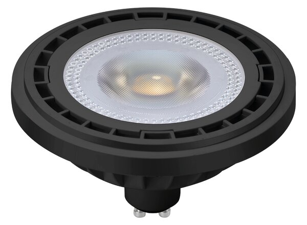 Halogenová LED žárovka GU10 teplá 3000k 6w 510 lm černá