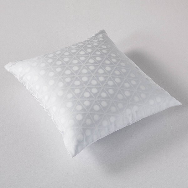 Povlak na polštář Veba DIAMANT Vločky světlá šedá Velikost: 40x40 cm