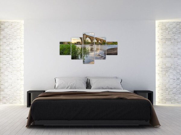 Obraz - Richmondský železniční most (125x70 cm)