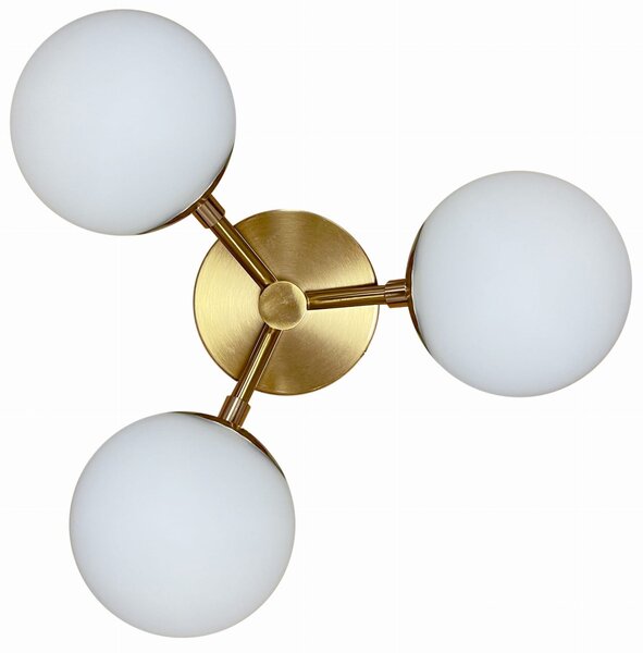 Light Prestige Dorado stropní světlo 3x40 W bílá-zlatá LP-002/3C