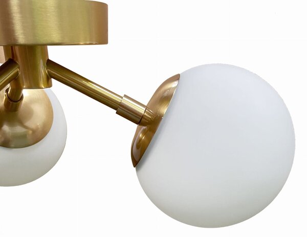 Light Prestige Dorado stropní světlo 3x40 W bílá-zlatá LP-002/3C