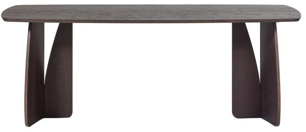 WOOOD Tmavý dubový jídelní stůl Veere 200 x 100 cm