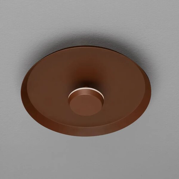 Nova Luce Hnědé kovové nástěnné LED světlo Dorell 26 cm