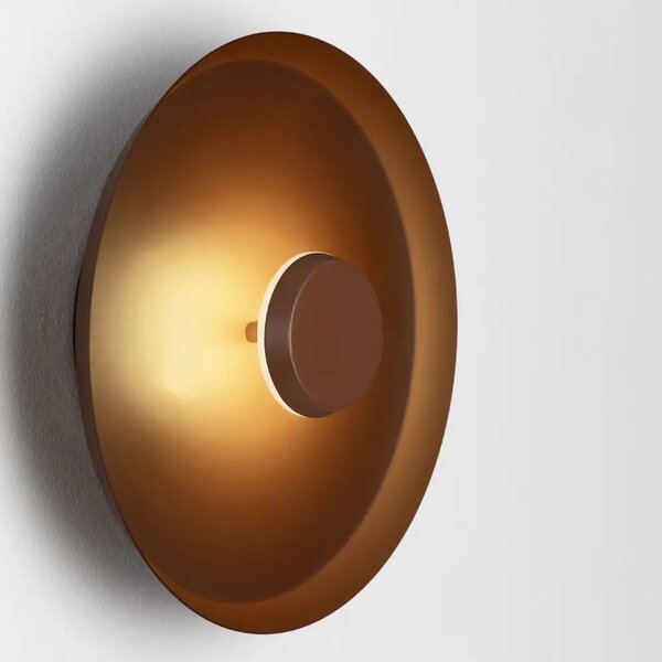 Nova Luce Hnědé kovové nástěnné LED světlo Dorell 26 cm