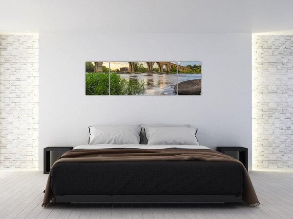Obraz - Richmondský železniční most (170x50 cm)