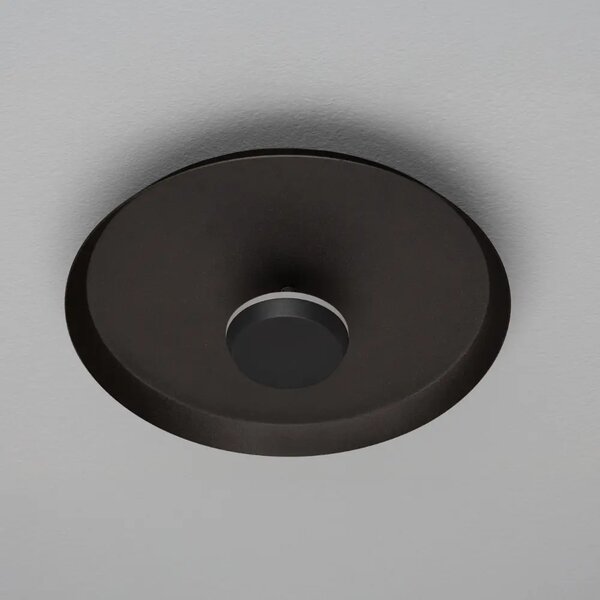 Nova Luce Černé kovové nástěnné LED světlo Dorell 26 cm