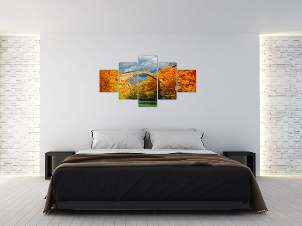 Obraz - Konitsa most (125x70 cm)