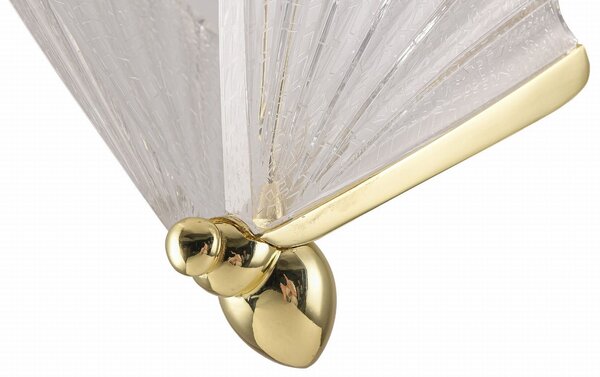 Light Prestige Mariposa závěsné svítidlo 1x8 W průhledná-zlatá LP-1715/1P