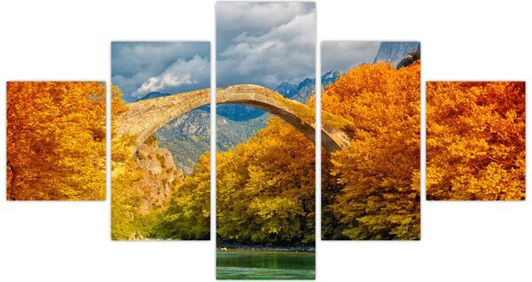 Obraz - Konitsa most (125x70 cm)