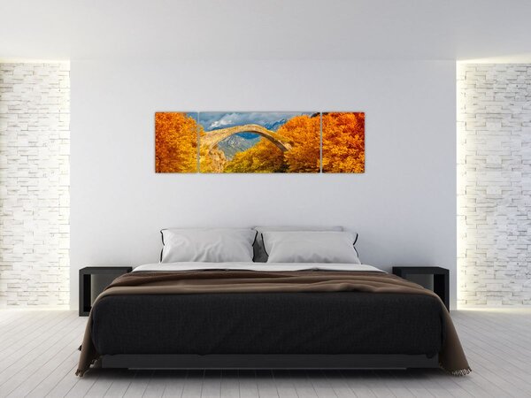 Obraz - Konitsa most (170x50 cm)
