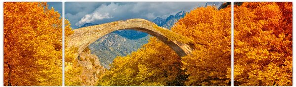 Obraz - Konitsa most (170x50 cm)