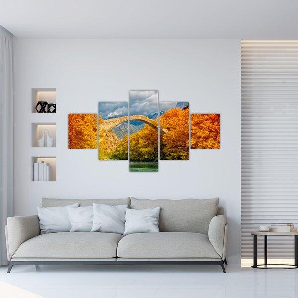 Obraz - Konitsa most (125x70 cm)