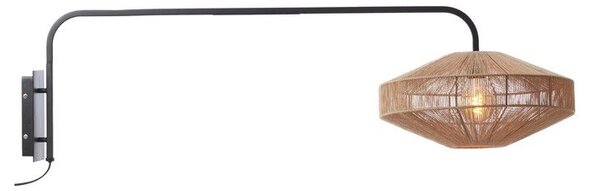 Kovové nástěnné svítidlo do zásuvky v přírodní barvě ø 43 cm Lyra – Light & Living