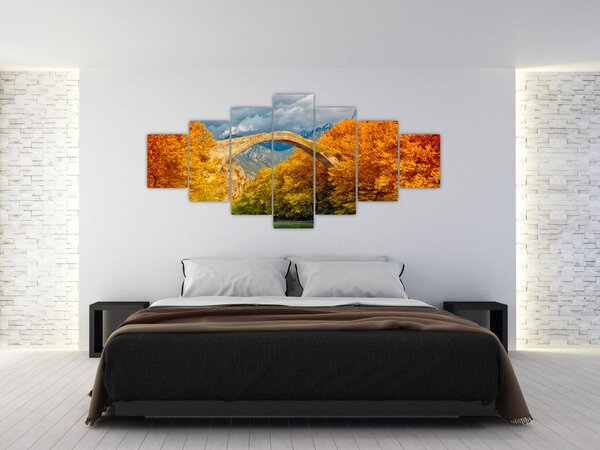 Obraz - Konitsa most (210x100 cm)