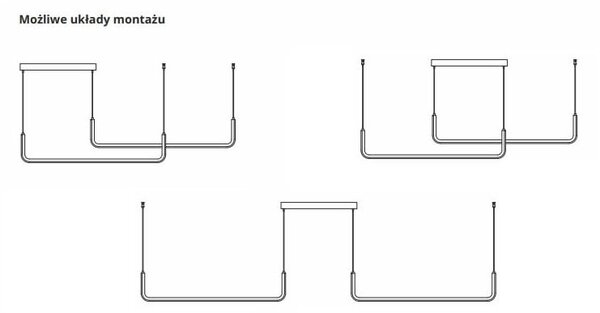 Light Prestige Malawi závěsné svítidlo 1x40 W černá LP-1015/2PBASIC