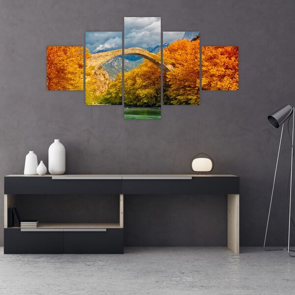 Obraz - Konitsa most (125x70 cm)