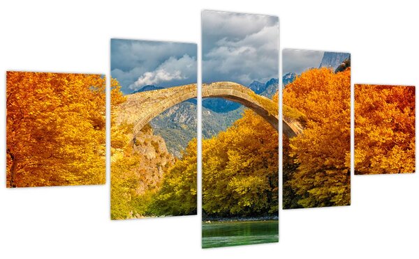 Obraz - Konitsa most (125x70 cm)