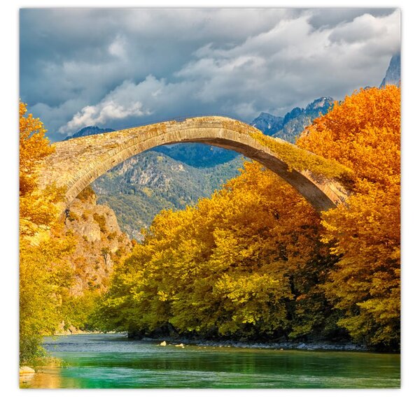 Obraz - Konitsa most (30x30 cm)