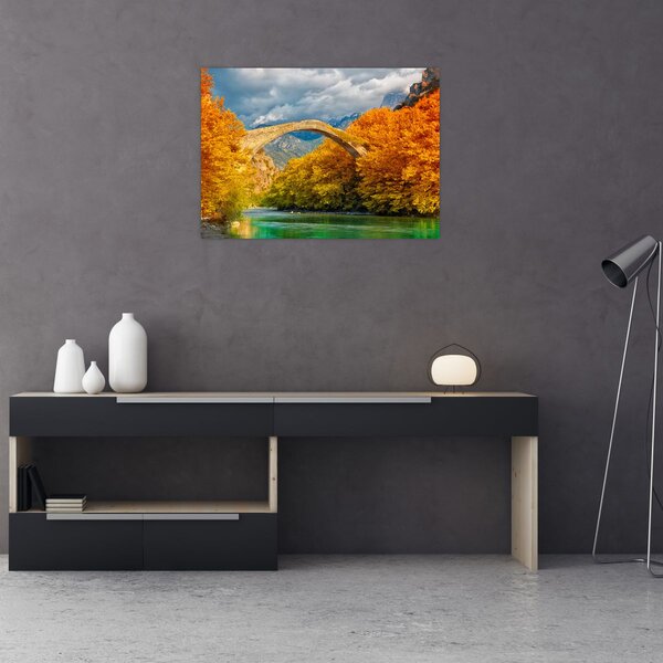 Obraz - Konitsa most (70x50 cm)
