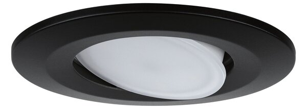 Paulmann 99991 Calla, set kulatých výklopných bodovek v matně černé úpravě, 3x5,2W LED 4000K, stmívatelné, prům.9cm, IP65
