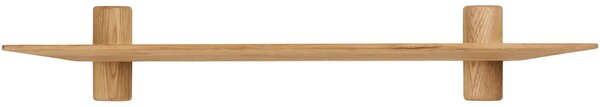 Nordic Living Dubová nástěnná police Calcata 110 cm