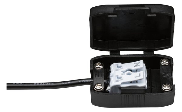 Paulmann 93129 Cole Coin, set bodovek v černo-zlaté úpravě, 3x6W LED 2700K tříkrokové stmívání, 8,8x8,8cm, IP44
