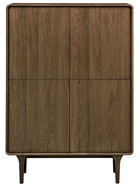 -25 % Dny Marianne - Nordic Living Hnědá dubová komoda Dawe 100 x 40 cm