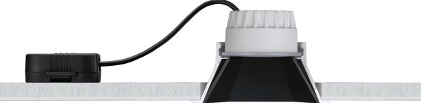 Paulmann 93129 Cole Coin, set bodovek v černo-zlaté úpravě, 3x6W LED 2700K tříkrokové stmívání, 8,8x8,8cm, IP44