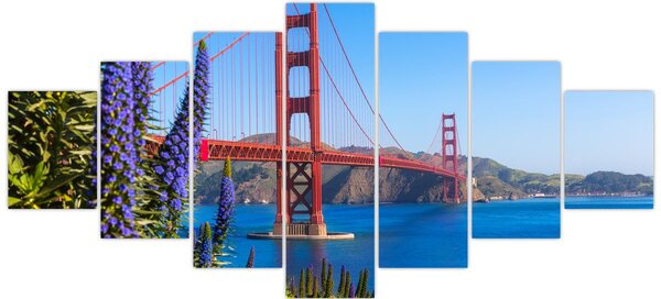Obraz - Golden Gate Bridge, San Francisco (210x100 cm)