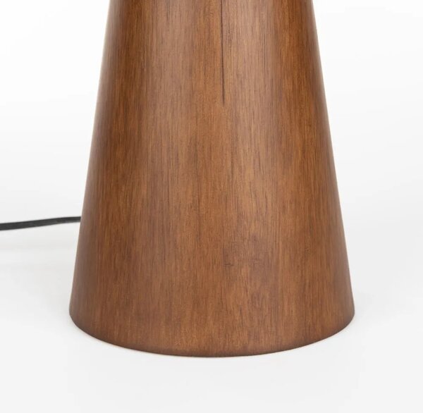 -25 % Dny Marianne - Dutchbone Hnědá dřevěná stolní lampa MOREL 47 cm