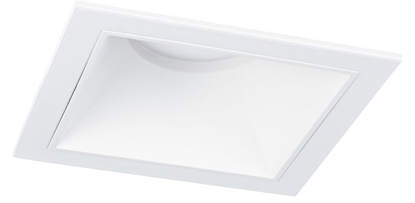 Paulmann 93128 Cole Coin, bodovka v bílé úpravě, 1x6W LED 2700K tříkrokové stmívání, 8,8x8,8cm, IP44